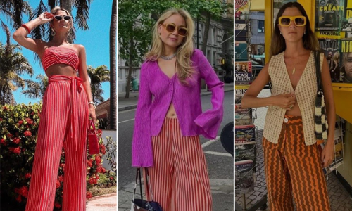 Calça listrada: A queridinha do verão europeu