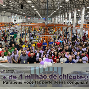 Kromberg & Schubert chega a 1 milhão de chicotes elétricos produzidos para a Volkswagen