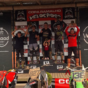 Ben-Hur Pillati conquista três pódios na Copa Ramalho de Velocross