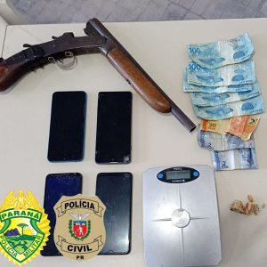 Homem é preso e menores apreendidos suspeitos de tráfico de drogas