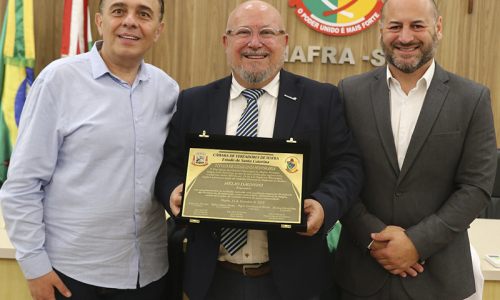 Presidente da Fecomércio é homenageado com título de cidadão honorário