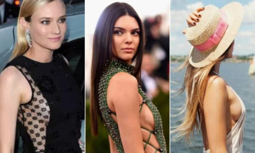 A moda e ousadia do decote sideboob