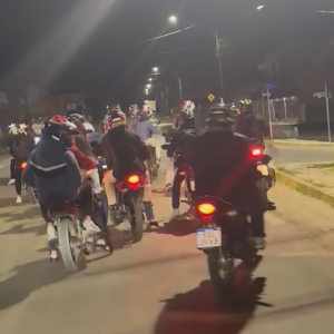 Novos vídeos mostram ação de grupo de motociclistas na madrugada de Natal