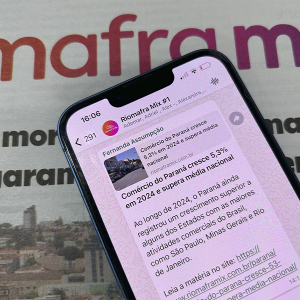 Como receber as notícias do Riomafra Mix em tempo real no WhatsApp? Veja